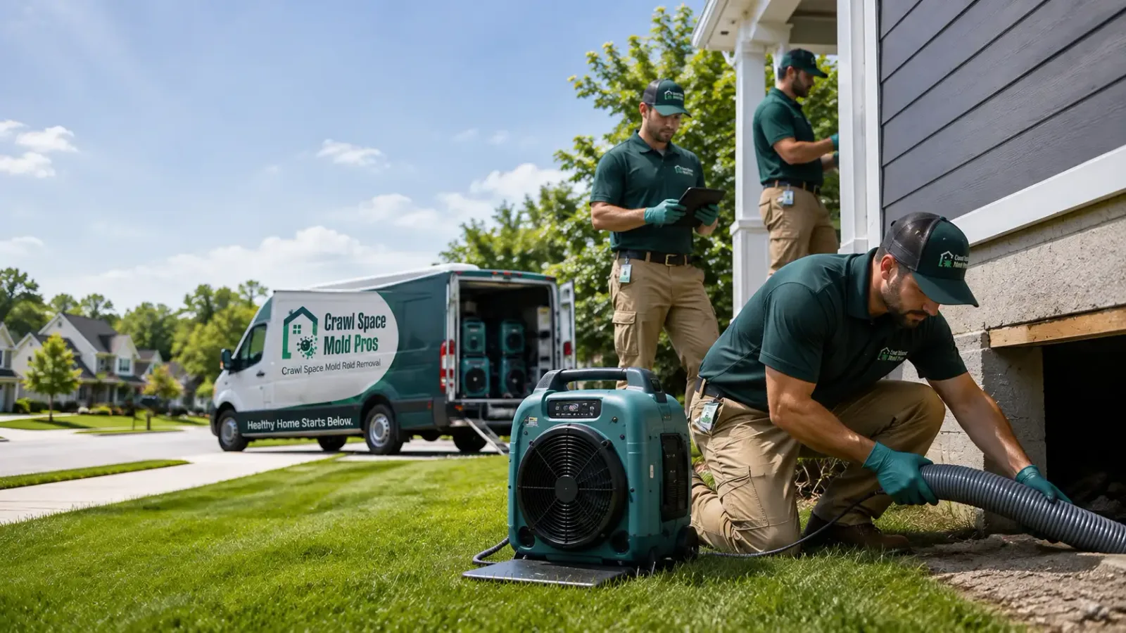 Crawl Space Mold Removal in Belgrade, NE